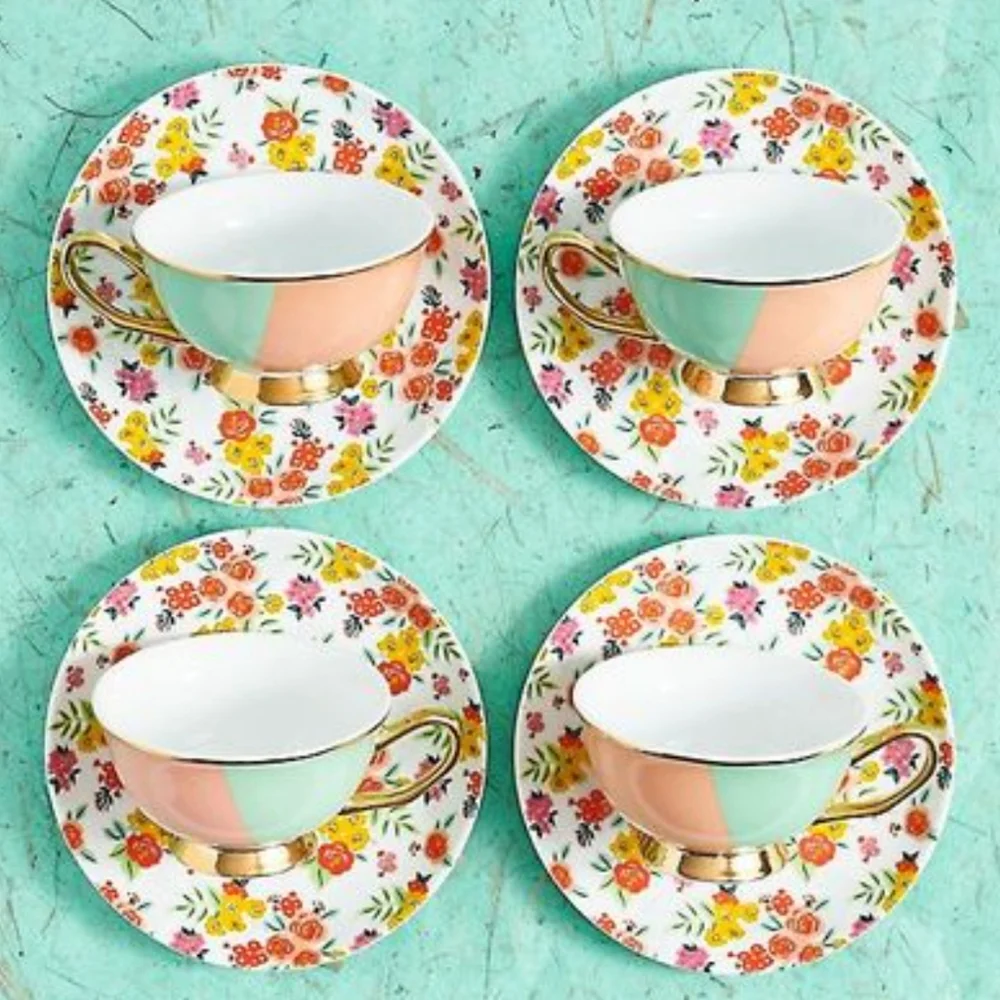 ISO Paper Source Tea Set- IN SEARCH OF ❤️💛💜
